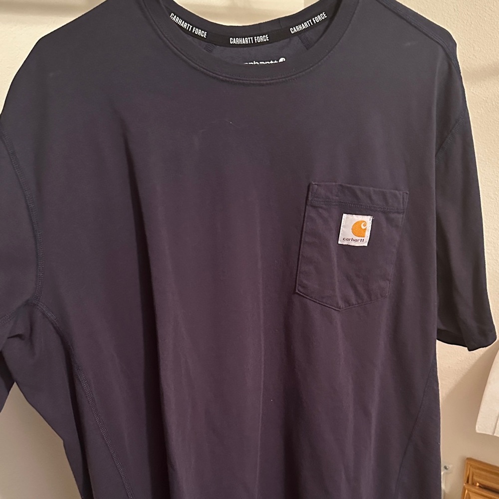 Carhartt Men's Dark Blue Short Sleeve Tee